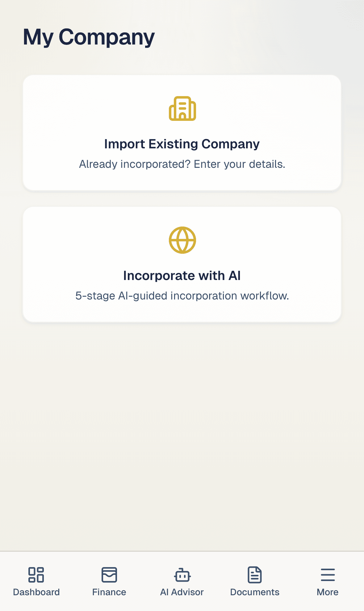 Founder company profile with directors, shareholders, and registered agent